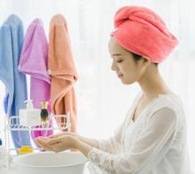 Однотонное быстросохнущее полотенце для волос, сильно Впитывающее банное полотенце, шапка из микрофибры, полиэстер, мягкое полотенце для волос, сухая шапочка для волос, полотенце для салона 2024 - купить недорого