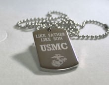 custom dog tags for men new PERSONALIZED mens dog tags hot sales custom cheap custom marines dog tag necklace 2024 - buy cheap