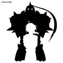 3D Stickers Fullmetal Alchemist Anime Car Stickers and Decals 15*17.7cm Car Body Window Stickers for cars Car Styling 2024 - buy cheap