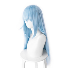 Esa vez me lo reencarné como una peluca de Cosplay de Slime Rimuru tentest Blue peluca Tensei shitara Slime Datta Ken Cosplay de Halloween 2024 - compra barato