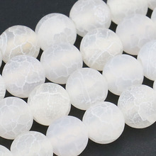 Trendy Accessory Parts 6-10mm White Onyx Round Loose Beads Jewelry 15" Wholesale Price Fitting Semi Finished Stones Aventurine 2024 - buy cheap