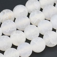 Piezas de accesorios de moda de 6-10mm ónix blanco perlas redondas sueltas joyería 15 "precio al por mayor de ajuste piedras semi terminadas Aventurina 2024 - compra barato