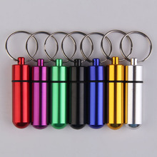 Small Portable Aluminum Alloy Pill Vitamine First Aids Bottle Case defensa personal Outdoor Sports Camping Working Survival Kits 2024 - buy cheap