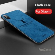 Fabric Case For Xiaomi Pocophone F1 Cloth Flip Skin Soft Hard Back Cover For Xiaomi Xiomi Mi 8 Lite A2 Lite mi8 5 6 Max 3 2 Case 2024 - buy cheap