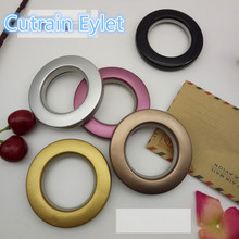 Factory Supply 80pcs x 42mm Plastic Curtain Eyelets and Rings Clips Grommets In 8 Different Colour 2024 - buy cheap