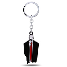 Game Hitman 2 Keychain Men Black Metal Figure Key Chain Women Key Ring Car Bag Charm llaveros porte clef New Jewelry 2019 2024 - buy cheap