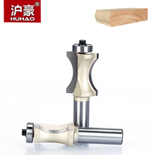 HUHAO 1pc 1/2 Inch Shank Half Round Bit 2 Flute Endmill Router Bits for Wood With Bearing Woodworking Tool Milling Cutter 2024 - buy cheap