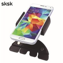 Sksk-suporte automotivo para cd, 360, flexível, suporte para celular, gps, iphone 7, 8 plus, etc. 2024 - compre barato