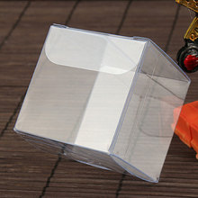 200 caixas impermeáveis transparentes do pvc dos pces 4*4*4cm que empacotam o armazenamento claro plástico pequeno da caixa para o alimento/joia/doces/presente/cosméticos 2024 - compre barato