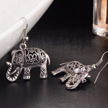 TODOX New Fashion metal Jewelry Drop Earrings For Women Retro Geometric Bohemia animal elephant Elegant for party holiday gift 2024 - buy cheap