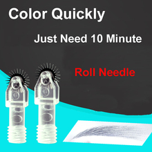 Roller Needle Microblading Needle Fog Eyebrow Permanent Makeup 3D Embroidery for Tattoo Manual Pen 2024 - buy cheap