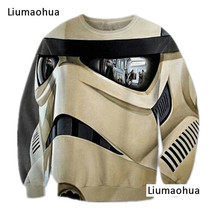 Liumaohua new Fashion women men Sweatshirts Crewneck Pullovers unisex Outwear Casual 3d printing Sweatshirts 2024 - buy cheap