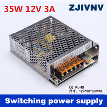 35W 12v 3a switching power supply led power supply, cctv power supply AC-DC power 220v 12v transformer (s-35-12) 2024 - buy cheap