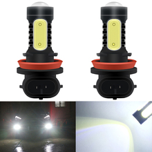 2Pcs Car LED H4 H7 H8 H11 9006 HB4 9005 HB3 Fog Lights Bulb 7.5W COB White Car Headlight DR-L Driving LED Lamps 12V 2024 - buy cheap