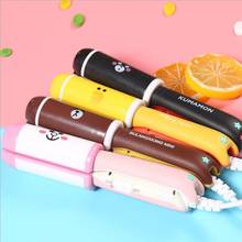 2 in 1 Mini Hair Curler Portable Hair Straightener Cartoon Curling Irons Travel Small Straightener Curlers Hair Styling Tools 2024 - buy cheap