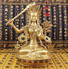 WBY---417+++Copper buddha tibetan buddhism bodhisattva green tara bronze statue crafts copper Bronze art 2024 - buy cheap