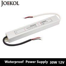 Adaptador de comutação impermeável da fonte de alimentação do transformador do motorista do diodo emissor de luz, AC170-260V para dc12v 30 w impermeável ao ar livre ip67 conduziu a lâmpada de tira 2024 - compre barato