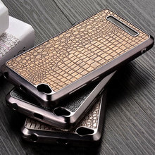 Luxury case for Xiaomi Redmi 4A 5A soft Chromed TPU material & crocodile PU leather skin covers coque fundas for Xiaomi Redmi 4X 2024 - buy cheap