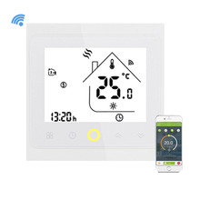 Termostato para aquecimento de água, tela lcd programável, controle inteligente de temperatura com wi-fi, funciona com alexa e controle por voz 2024 - compre barato