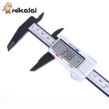NIKALAI Silver 150mm Digital Vernier Caliper Plastic fiber Widescreen Electronic Accurately Measuring Stainless Steel +/-0.01m 2024 - buy cheap