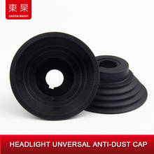 LED Headlight Car Dust Cover Rubber Waterproof Dustproof Sealing Headlamp Covers Car Light Accessories Unversal Anti-dust Cap 2024 - buy cheap