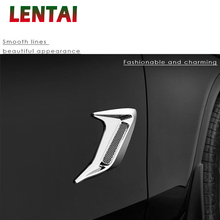LENTAI For Renault megane 2 3 duster captur Nissan qashqai j11 juke Jaguar 1PC Car Hood Side Vents Stickers Shark Gills Styling 2024 - buy cheap