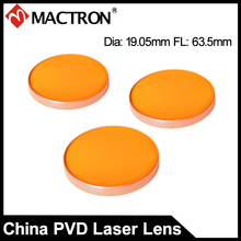 O chinês fez a lente ótica do laser pvd znse do co2 de 19.05mm material lente do menisco, focalizando 63.5mm 2024 - compre barato