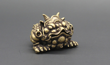 (mini) Delicate Chinese Old-style Brass Decorative Lifelike Wealth Auspicious Spittor Statue 2024 - buy cheap