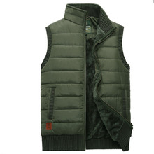 Men vest Wool liner Coat Warm Sleeveless Jackets Casual Mens Vest Fleece Army Green Waistcoat 2024 - buy cheap