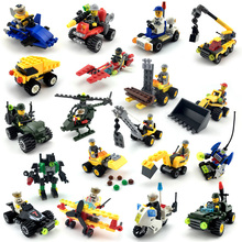 Ciudad serie policial Mini policía piloto trabajador bloque bloques de construcción educativos juguete Compatible legoing ciudad niños juguete para regalo 2024 - compra barato