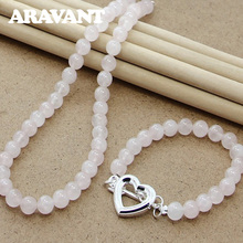 Elegant Freshwater Pearl Jewelry Sets Necklace Bracelet For Women Valentine Jewelry Gifts 2024 - buy cheap