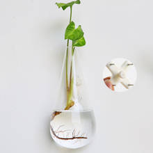 Нестандартный настенный стеклянный плантатор, плантатор, цветочные горшки, ваза для сада, плантатор в форме капли 2024 - купить недорого