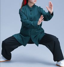 Ropa de tai chi taijiquan de alta calidad unisex, uniformes de entrenamiento wushu, artes marciales, qigong trajes de kung fu 2024 - compra barato