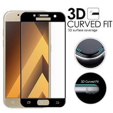 2 pcs 3D Vidro Temperado Para Samsung Galaxy A7 2017 Capa Filme Protetor de Tela em tela Cheia Para SM-A720F 2024 - compre barato