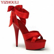 Perfect dance enchanting performance sandals beautiful catwalk shows show 15 cm super high heels for women's shoes 2024 - buy cheap