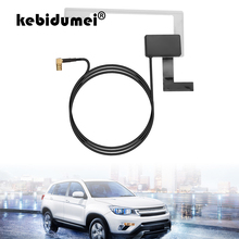 Kebidumei-antena DAB de Radio de coche, conector Digital activo SMB para adhesivo Universal, Parche de montaje de vidrio interno 2024 - compra barato