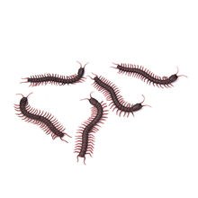 5pcs/lot Practical Gags Jokes Horror Halloween Props Simulation Centipede Model Fake Insect Bug Trick Toy 2024 - buy cheap