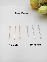 Diy Earrings Making Jewelry Findings 30mm Single Hole Connecting Rod Pendants For Women Handmade Earring Accessories Pendientes 2024 - buy cheap