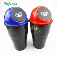 Hot selling   Car Trash Can Garbage Dust Case Holder Bin Car-styling for Skoda Octavia Fabia Rapid Superb Yeti Roomster 2024 - buy cheap