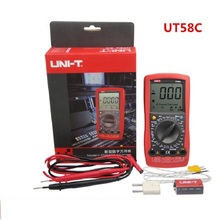 UNI-T UT58C Multitester DC/AC Voltage Current Resistance Test Multimeters Capacitance Meter Digital LCD Multimeter Tester 2024 - buy cheap