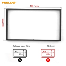 FEELDO 1Pc 2Din Car DVD Radio Stereo Fascia Panel Frame Adaptor Fitting Kit For Honda FIT(Jazz) #FD-4406 2024 - buy cheap