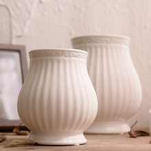 Wedding White Ceramic Vase Modern European Artificial Flower Vase Dry Flowers.Small Tabletop Vase For Wedding Decoration 2024 - buy cheap