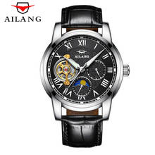 Relogio Masculino AILANG Automatic Tourbillon Men Mechanical Watch Golden Top Brand Luxury leather Skeleton Wristwatch 2024 - buy cheap