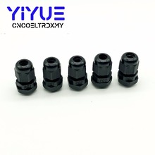 10/20pcs IP68 PG7 for 3-6.5mm Wire Cable CE White Black Waterproof Nylon Plastic Cable Gland Connector 2024 - buy cheap