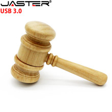 JASTER USB 3.0 Wooden usb flash drive gavel Hammer model 4gb 8gb 16gb 32gb 64gb memory usb stick pen drive Free shipping gift 2024 - buy cheap