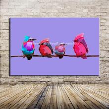 Mintura Hand Painted Bird Animals Oil Painting On Canvas Modern Abstract Poster Wall Art Pictures For Hotel Decoration No Framed 2024 - buy cheap