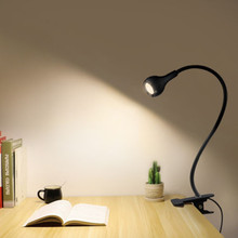 Desk Lamps Indoor Lighting Flexible LED Table lamp USB Desk Holder Clip Bed Study Reading Book Feeding Bulb 404 2024 - buy cheap