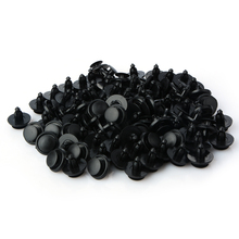 100PCS Car Fastener fit 7mm Dia Hole Black Push Retainer Rivets Clips for Toyota Automobile Door Bumper Fender Cover Trim Clips 2024 - buy cheap