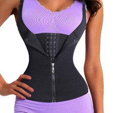 Adjustable Strap Waist Trainer Vest Corset Women Zipper Hook Body Shaper Waist Cincher Tummy Control Slimming Shapewear 2024 - buy cheap