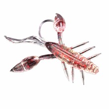 9Pcs 5g 7CM Glow Shrimp Crayfish Fishing Soft Lure Pesca Bass Fishing Lures Plastic Soft Baits Trout Bass Salmon Baits 2024 - buy cheap